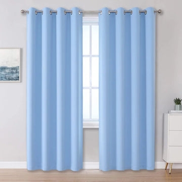 The Parda – 85% Blackout Curtain , Premium Spa Blue Room Darkening Curtains , Pack of 1 Curtain