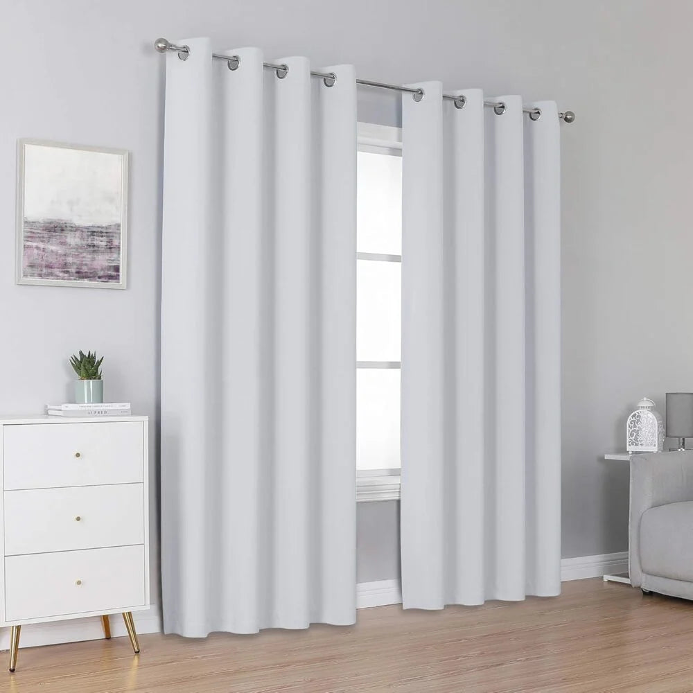 The Parda – 85% Blackout Curtain , Premium White Room Darkening Curtains , Pack of 1 Curtain