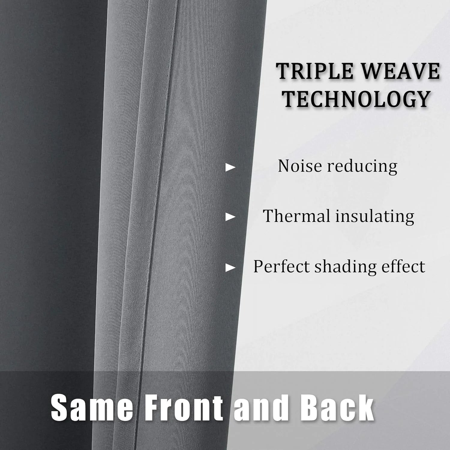 The Parda – 85% Blackout Curtain , Premium Dark Grey Room Darkening Curtains , Pack of 1 Curtain