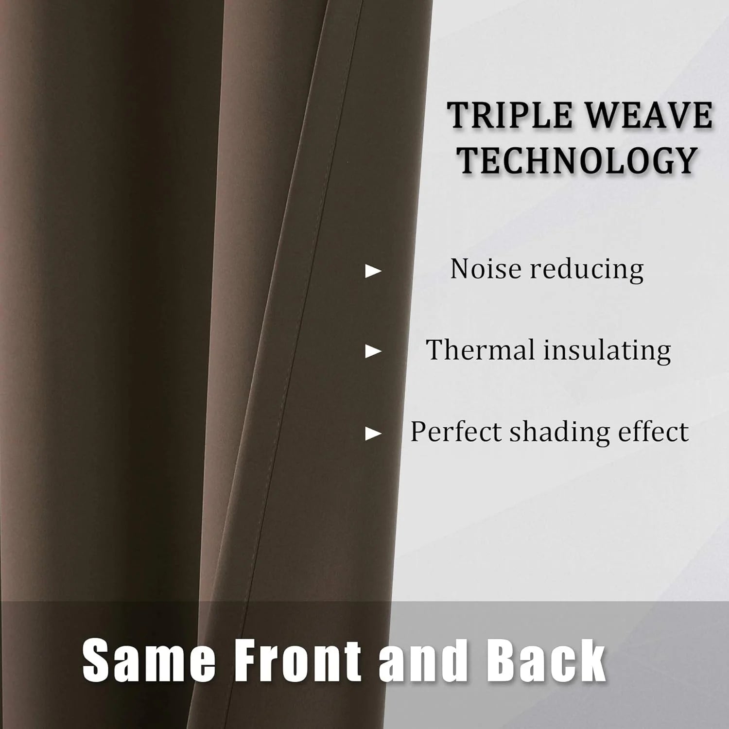 The Parda – 85% Blackout Curtain , Premium Dark Brown Room Darkening Curtains , Pack of 1 Curtain