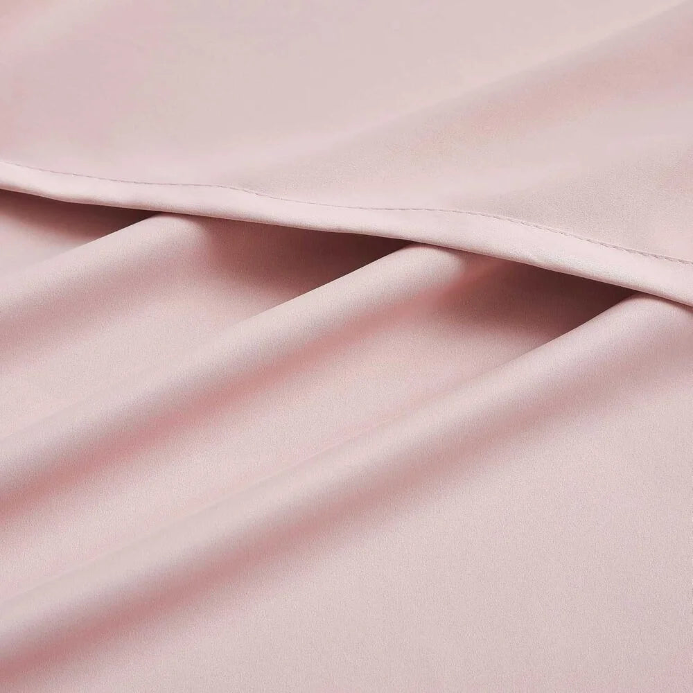 The Parda – 85% Blackout Curtain , Premium Baby Pink Room Darkening Curtains , Pack of 1 Curtain