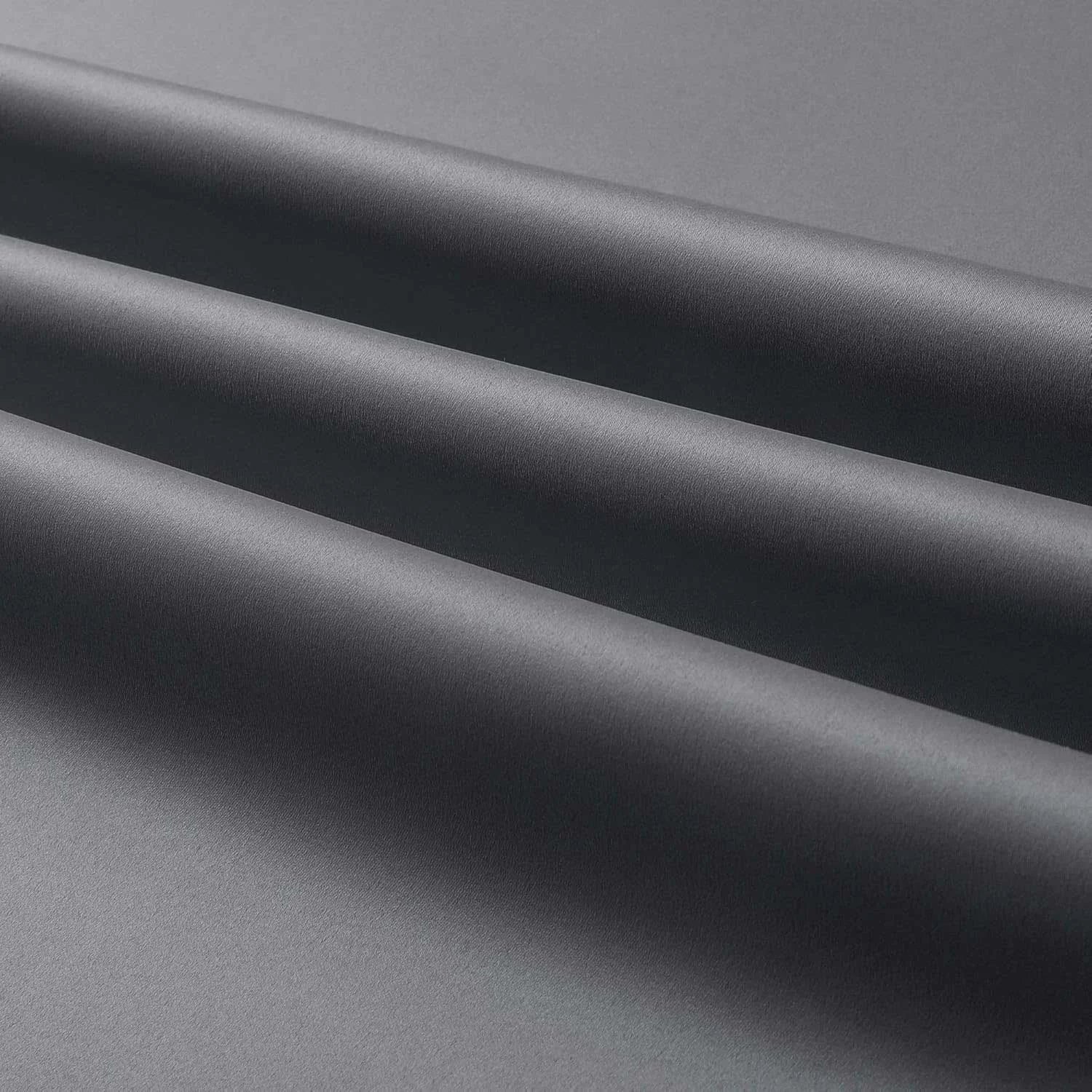 The Parda – 85% Blackout Curtain , Premium Dark Grey Room Darkening Curtains , Pack of 1 Curtain