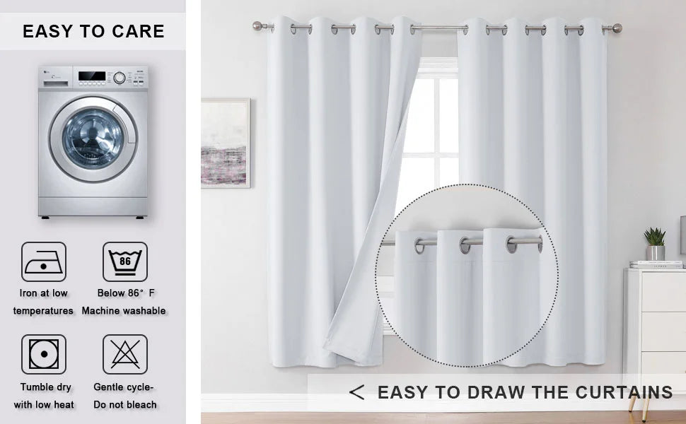 The Parda – 85% Blackout Curtain , Premium White Room Darkening Curtains , Pack of 1 Curtain