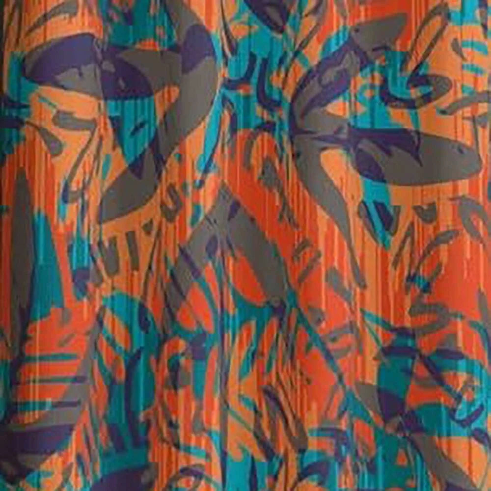 The Parda - Color Modern Abstract Wild Pattern Printed Blackout Curtain , Premium Fabric 80% Blackout Printed Curtain , Pack Of 1 Curtain