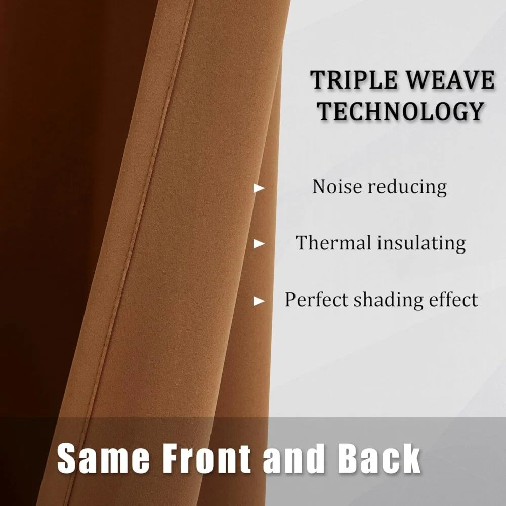 The Parda – 85% Blackout Curtain , Premium Taupe Brown Room Darkening Curtains , Pack of 1 Curtain