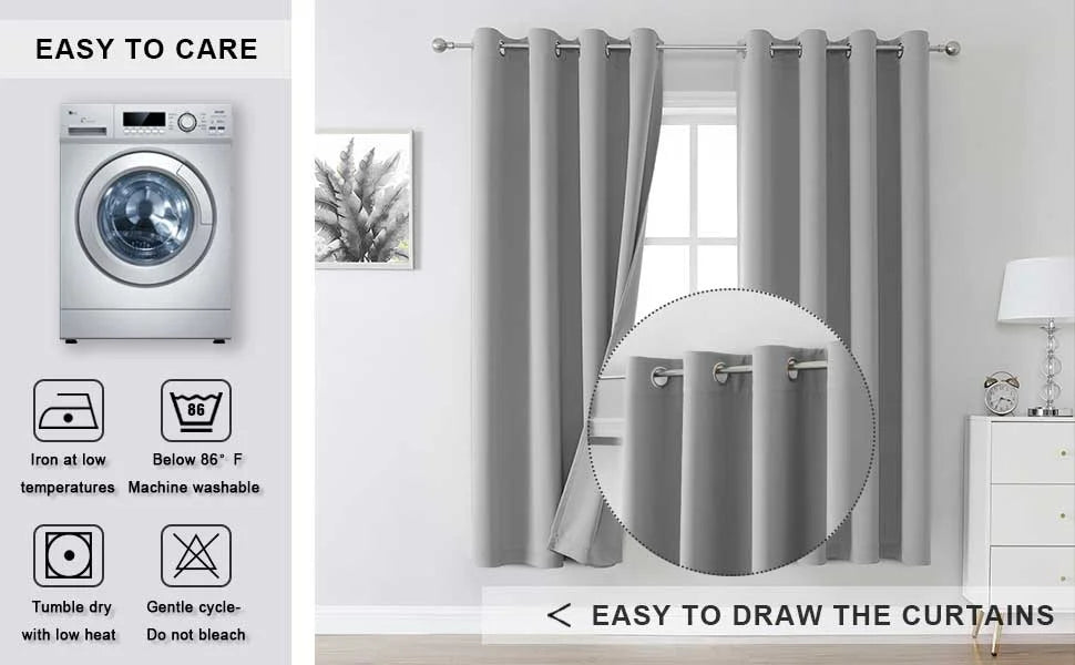 The Parda – 85% Blackout Curtain , Premium Light Grey Room Darkening Curtains , Pack of 1 Curtain